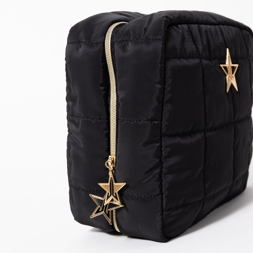 First Class Quilted Hanging Skincare Bag