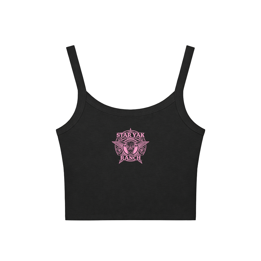 Black Cropped Tanks